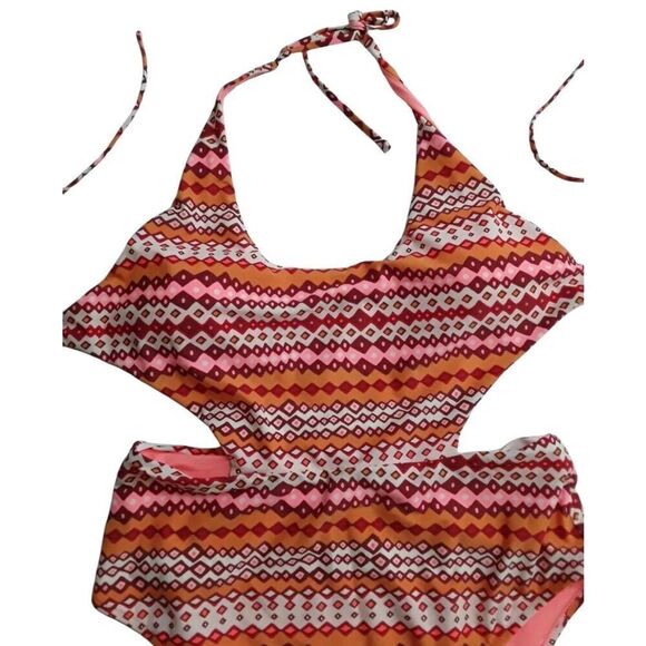 Aerie Monokini High Waisted Wrap One Piece Swimsuit Large - Picture 2 of 7